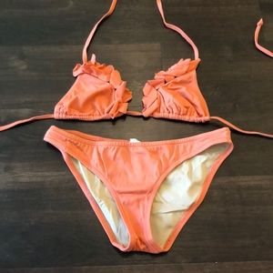 J.Crew Coral Bikini